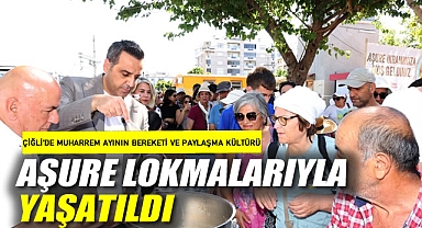 Çiğli’de Muharrem ayının bereketi ve paylaşma kültürü aşure lokmalarıyla yaşatıldı