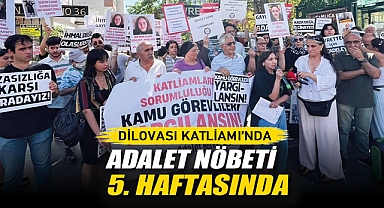 Dilovası Katliamı'nda Adalet Nöbeti 5. Haftasında