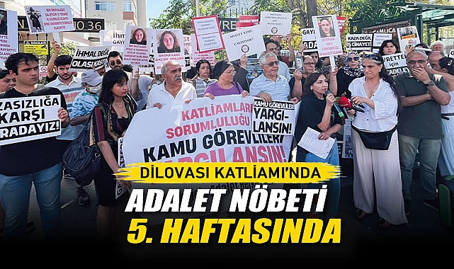 Dilovası Katliamı'nda Adalet Nöbeti 5. Haftasında