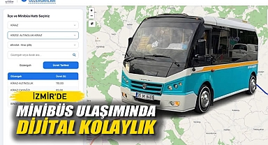 İzmir'de Minibüs Ulaşımında Dijital Kolaylık