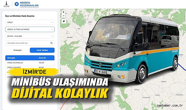 İzmir'de Minibüs Ulaşımında Dijital Kolaylık