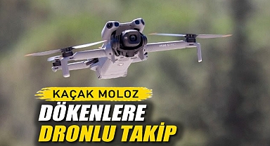 Kaçak Moloz Dökenlere Dronlu Takip