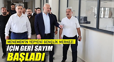 Menemen'in yepyeni gençlik merkezi için geri sayım başladı
