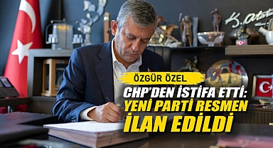 Özgür Özel, CHP'den İstifa Etti: YENİ Parti ve Logosu Resmen Duyuruldu