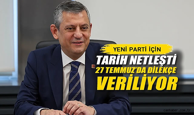 Yeni Parti İçin Tarih Netleşti, 27 Temmuz'da Dilekçe Veriliyor